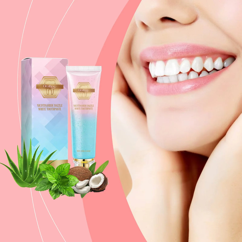 Oralhoe Niacinamide Whitening Toothpaste – Stain & Enamel Care Whitening Toothpaste Oasis Select