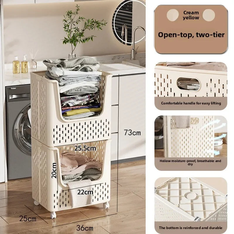 Foldable laundry basket Storage basket Laundry basket Bathroom removable portable large-capacity laundry basket Oasis Select