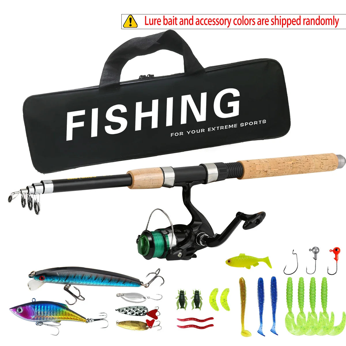 Luya rod double pole telescopic fishing rod, dual-use fishing gear set for sea and freshwater Oasis Select 1