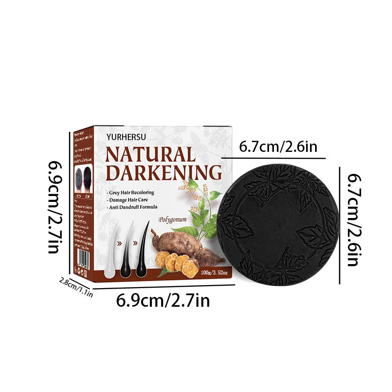 Hair Darkening Shampoo Bar – Moisturizing & Shine-Boosting 100g Hair Darkening Shampoo Bar Oasis Select