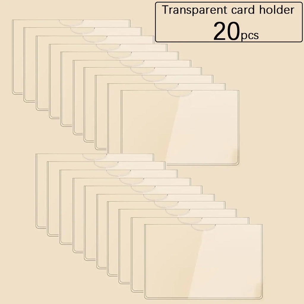 5/10/20pcs transparent card holders, for social security cards/new health insurance cards/SSN cards/credit card holders ... Oasis Select 20pcs