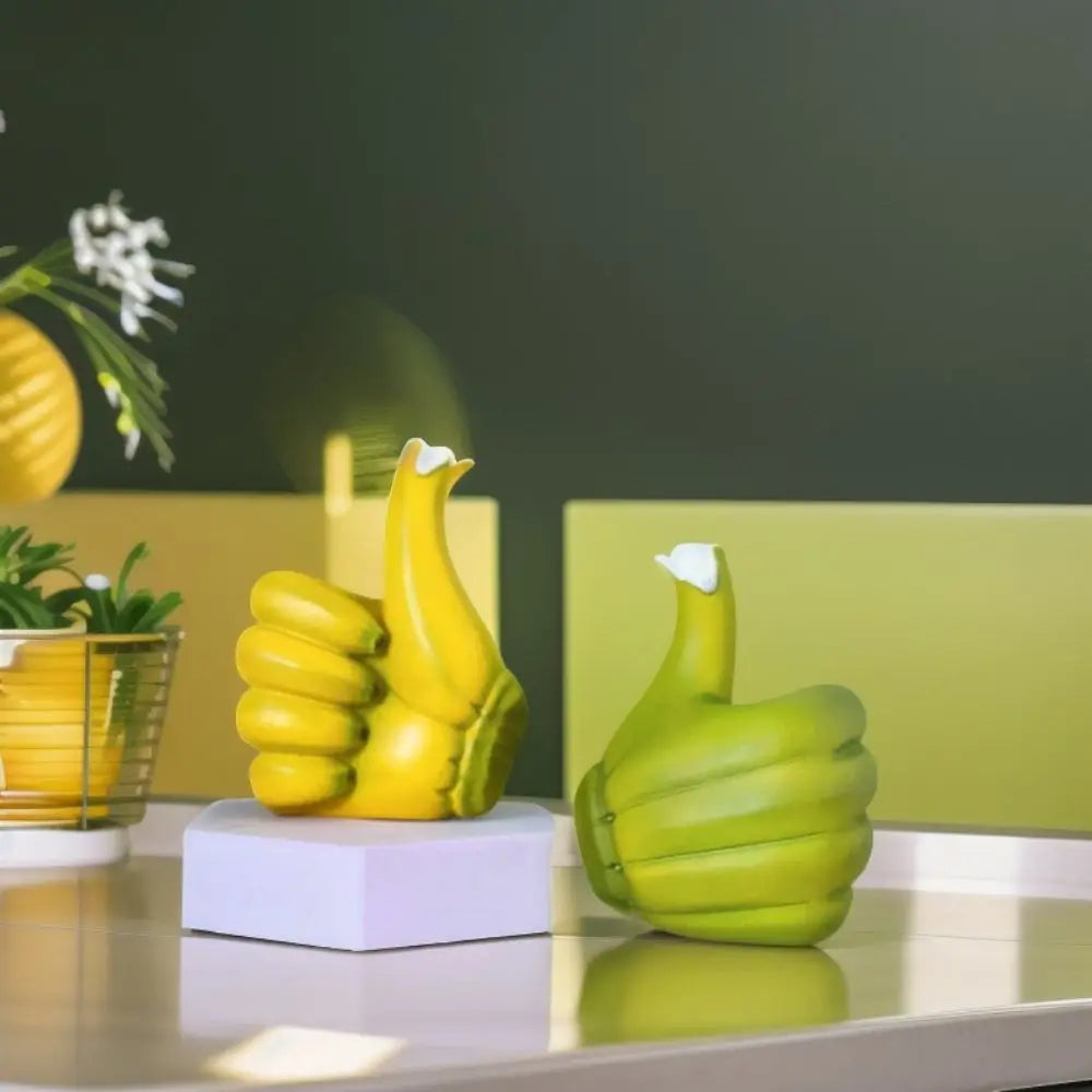 Creative Banana Points Like Hand Resin Crafts Decoration Home Decor Living Room Study Wine Cabinet Oasis Select
