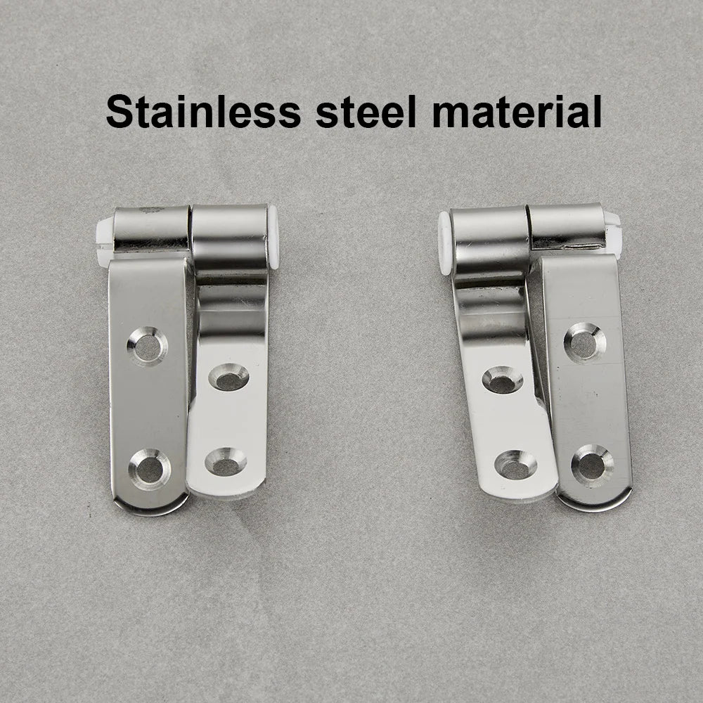 Stainless Steel Toilet Seat Hinge Flush Toilet Cover Mounting Connector Toilet Lid Hinge Mounting Fittings Replacement Parts Oasis Select