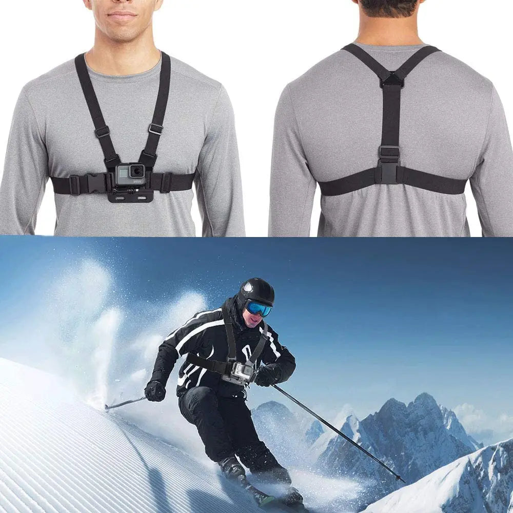 Action Camera Chest Strap Mount – GoPro & Universal Fit
