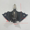 PU Leather Bat Coin Purse With Bat Keychain - Bat-Themed Zippered Coin Pouch Wallet Suitable For Women's Dress & Bat Costumes Oasis Select 1pcs