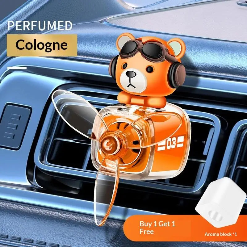 Car Vent Clip Air Outlet Aromatherapy Airplane Rotatable Cartoon Glasses Dog Interior Perfume Diffuser Cologne Oasis Select B1