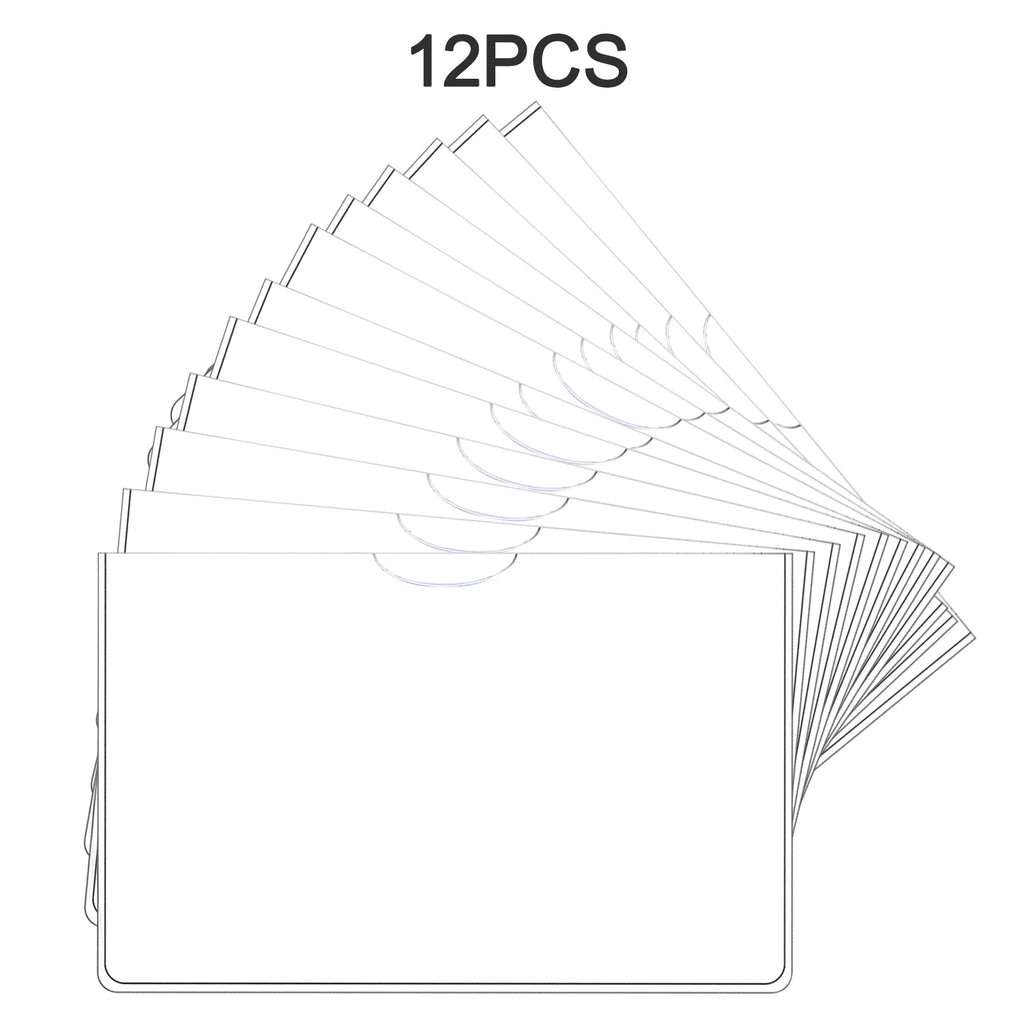 Social Security Card Protective Case, Ultra-Clear Durable 20Mil Storage Sleeve for EHIC/Credit Card/EU Driver's License/ID Card Oasis Select 12PCS
