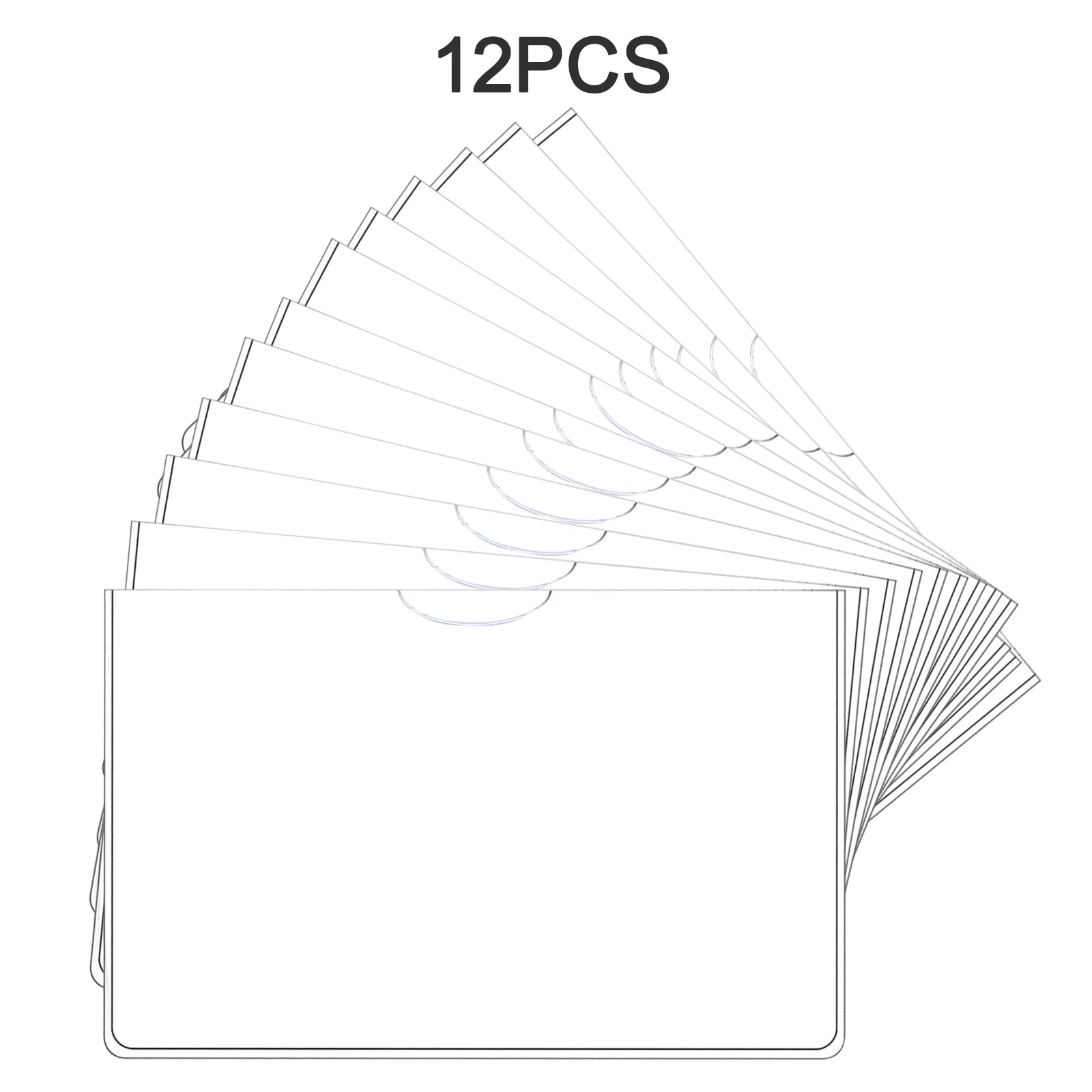 Social Security Card Protective Case, Ultra-Clear Durable 20Mil Storage Sleeve for EHIC/Credit Card/EU Driver's License/ID Card Oasis Select 12PCS