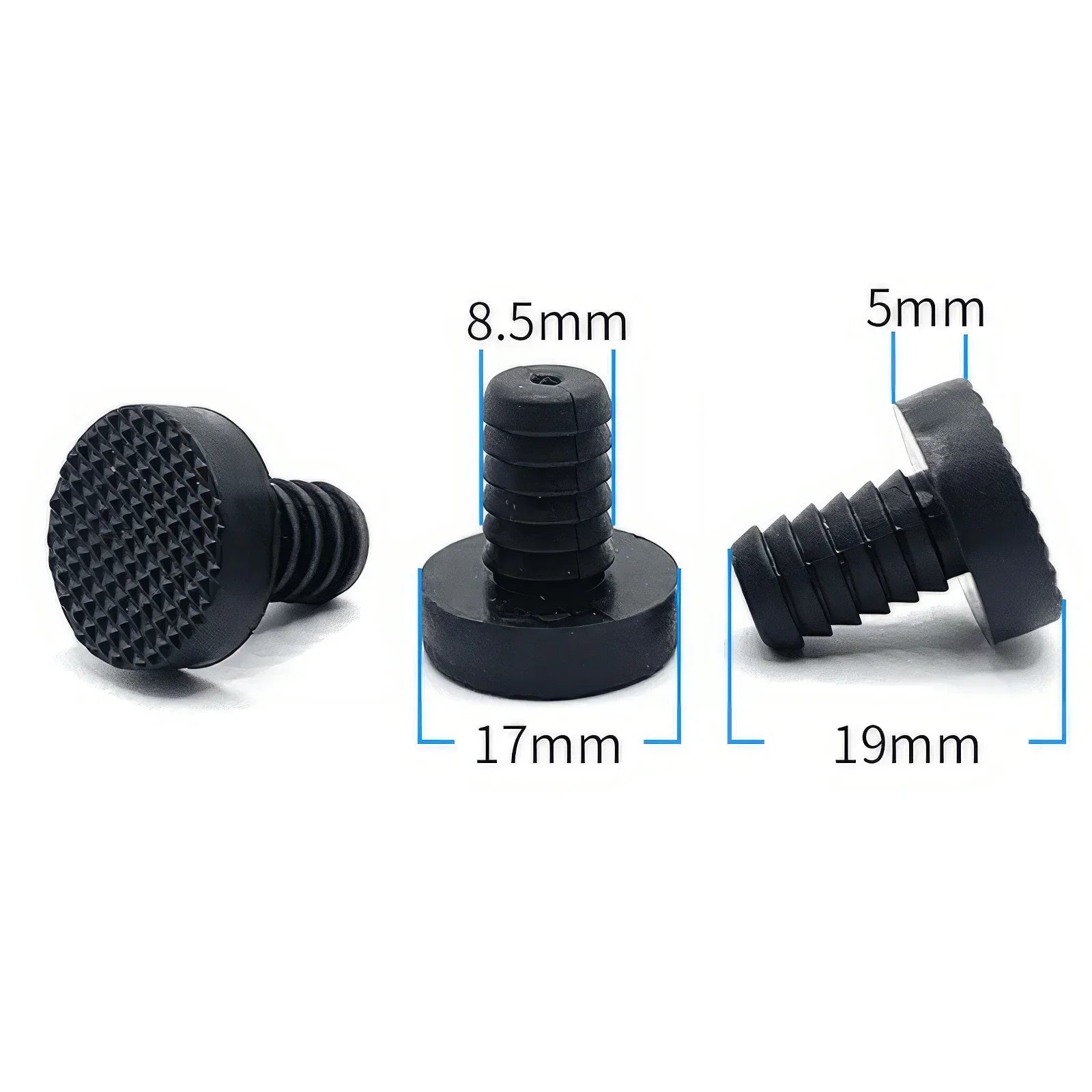 Mini Rubber Hole Plugs – Furniture Leg Caps & Floor Protectors