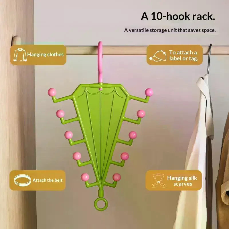 V-Shape Double-Sided Closet Hanger | 12-Hook Space Saver