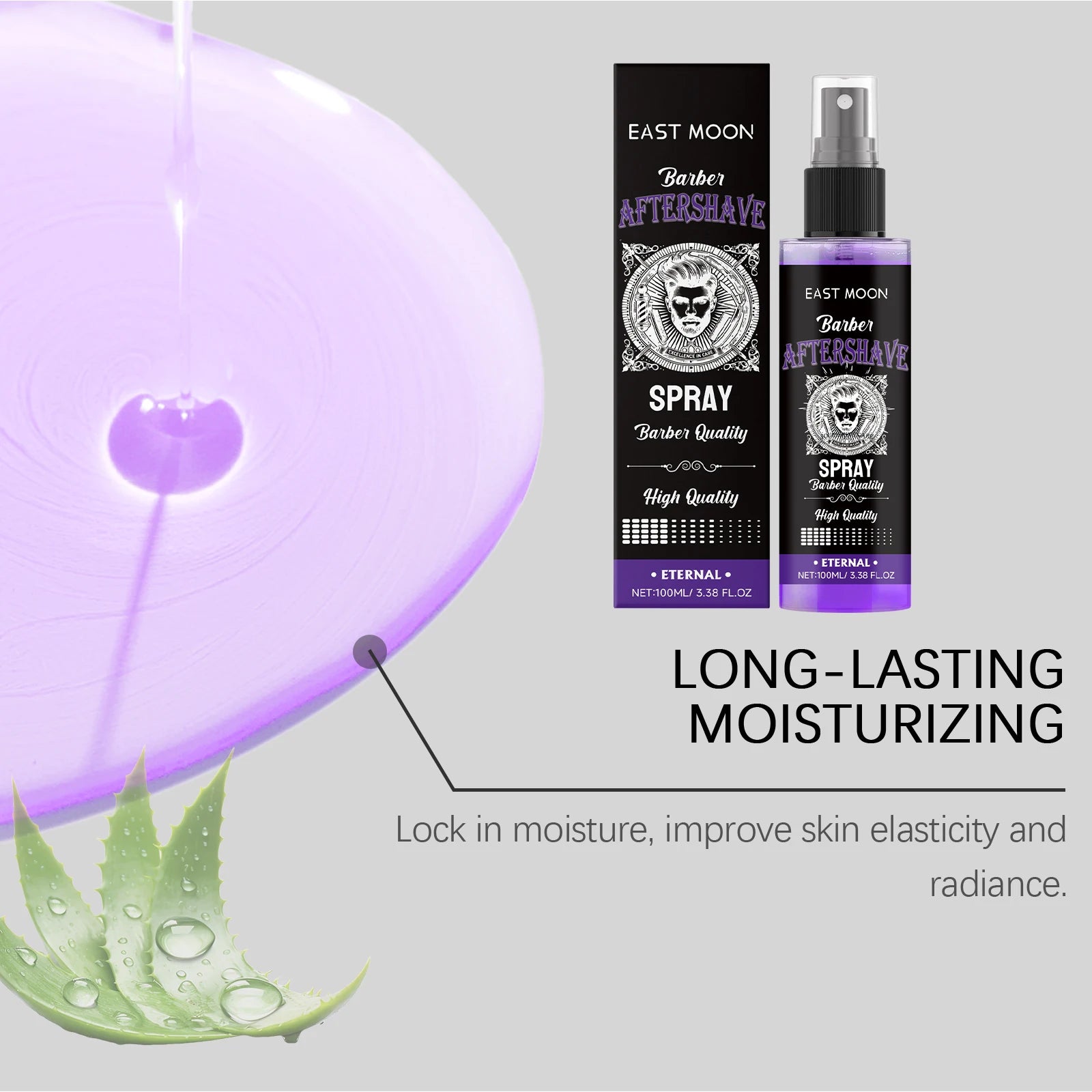 Deep Moisturizing Aftershave Spray Aftershave Nourish Oil Repair Soothe Dry Beard Reduce Redness Swelling Beard Care Serum Oasis Select