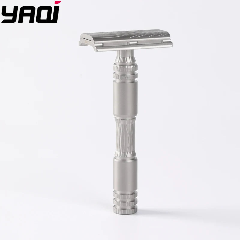 Yaqi Ghost Safety Razor – 316 Stainless Steel Smooth Shave