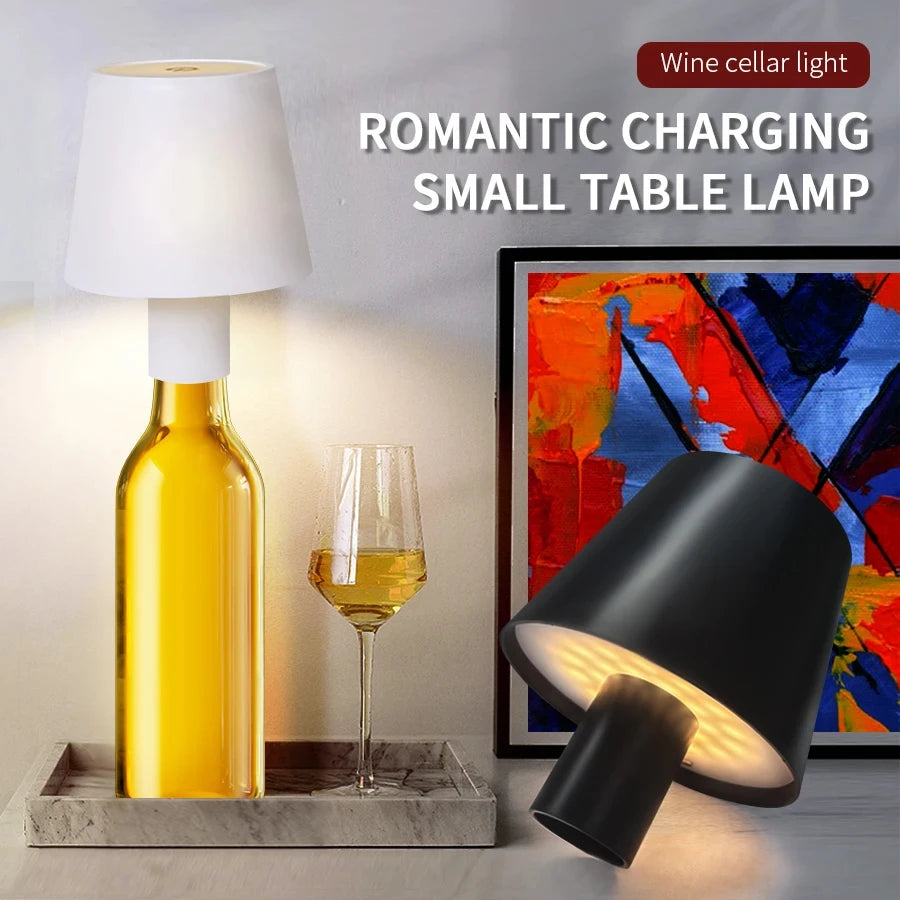 GGBEE Rechargeable LED Touch Table Lamp – 3-Color Dimmable LED Table Lamp Oasis Select