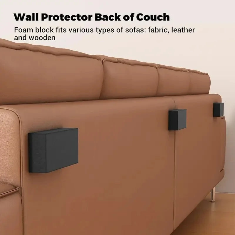 10pcs EVA Foam Double-sided Adhesive Wall Protector Is Suitable for Shock Protection of Sofa Bench Wall Anti Vibration Pads Oasis Select