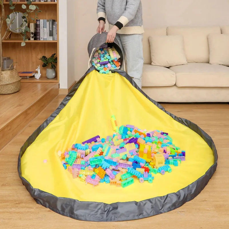 Portable Kids Toy Storage Bag with Handles | Oxford Tote Toy Storage Bag Oasis Select