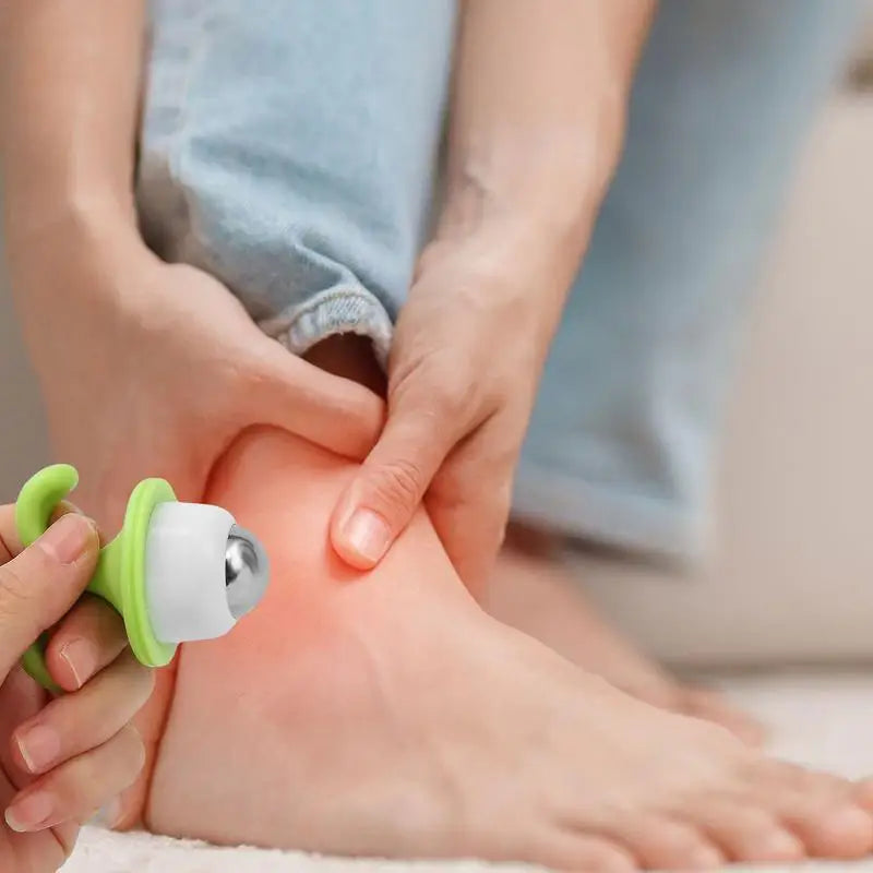 Roller Ball Massager Manual Massage Ball in Flower Pot Shape Stress Relief Cute Mini Innovative Manual Roller Massager for Oasis Select