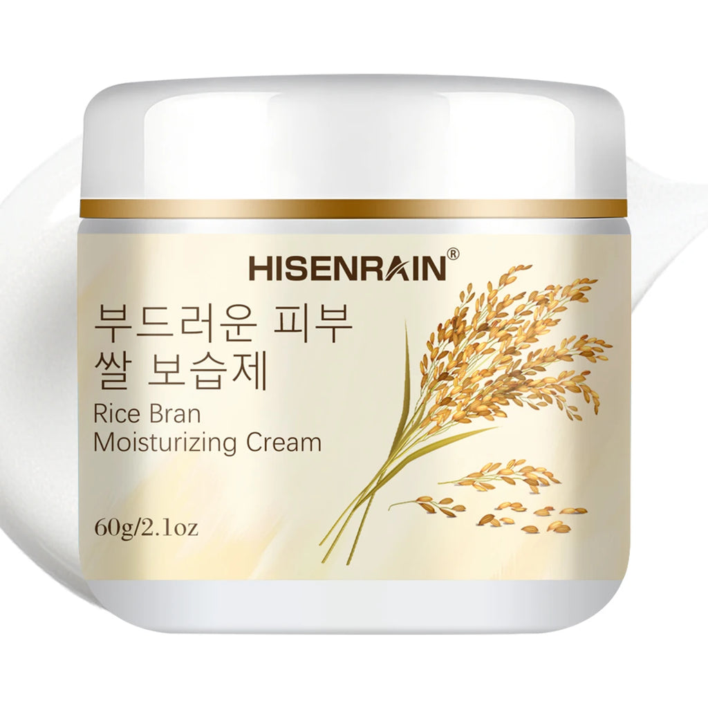 HISENRAIN Rice Extract Face Cream – Brightening Moisturizer Face Moisturizer Cream Oasis Select 60g