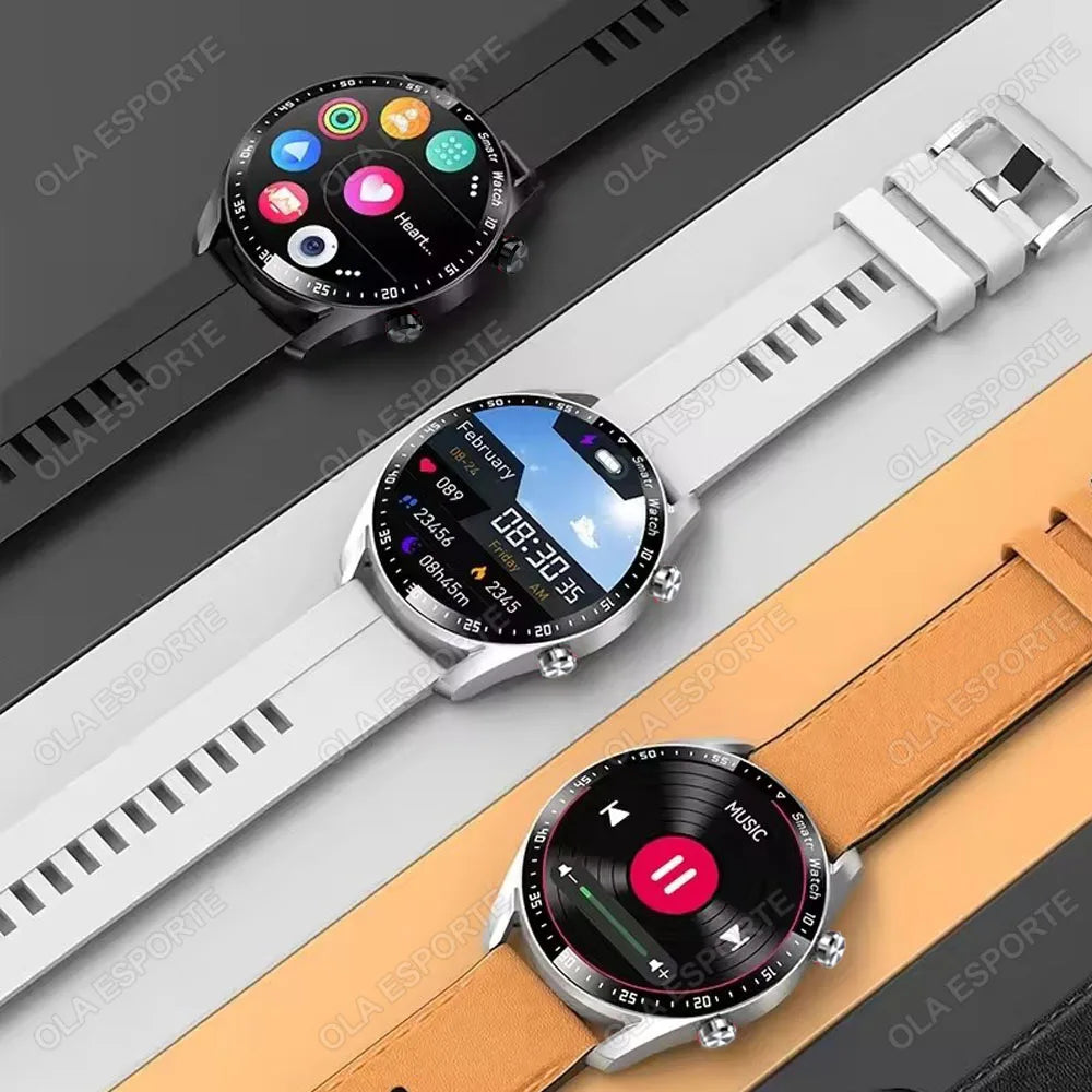 ECG & PPG Bluetooth Smart Watch – GPS, Heart Rate, IP67