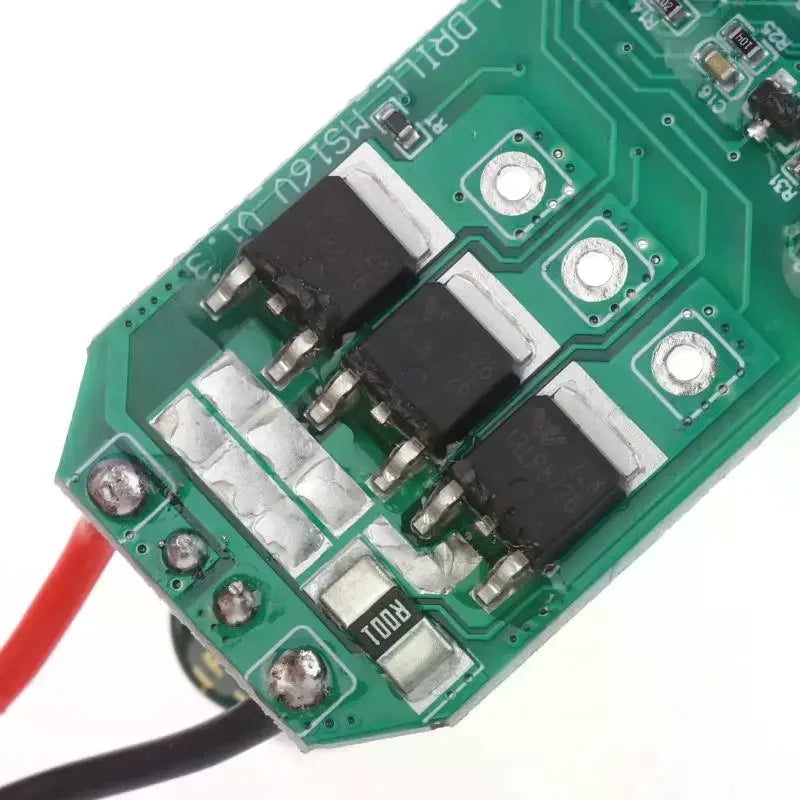 16.8V Lithium Drill Control Board + Switch Assembly 18V Brushless Drill Circuit Board Switch 07115 Oasis Select