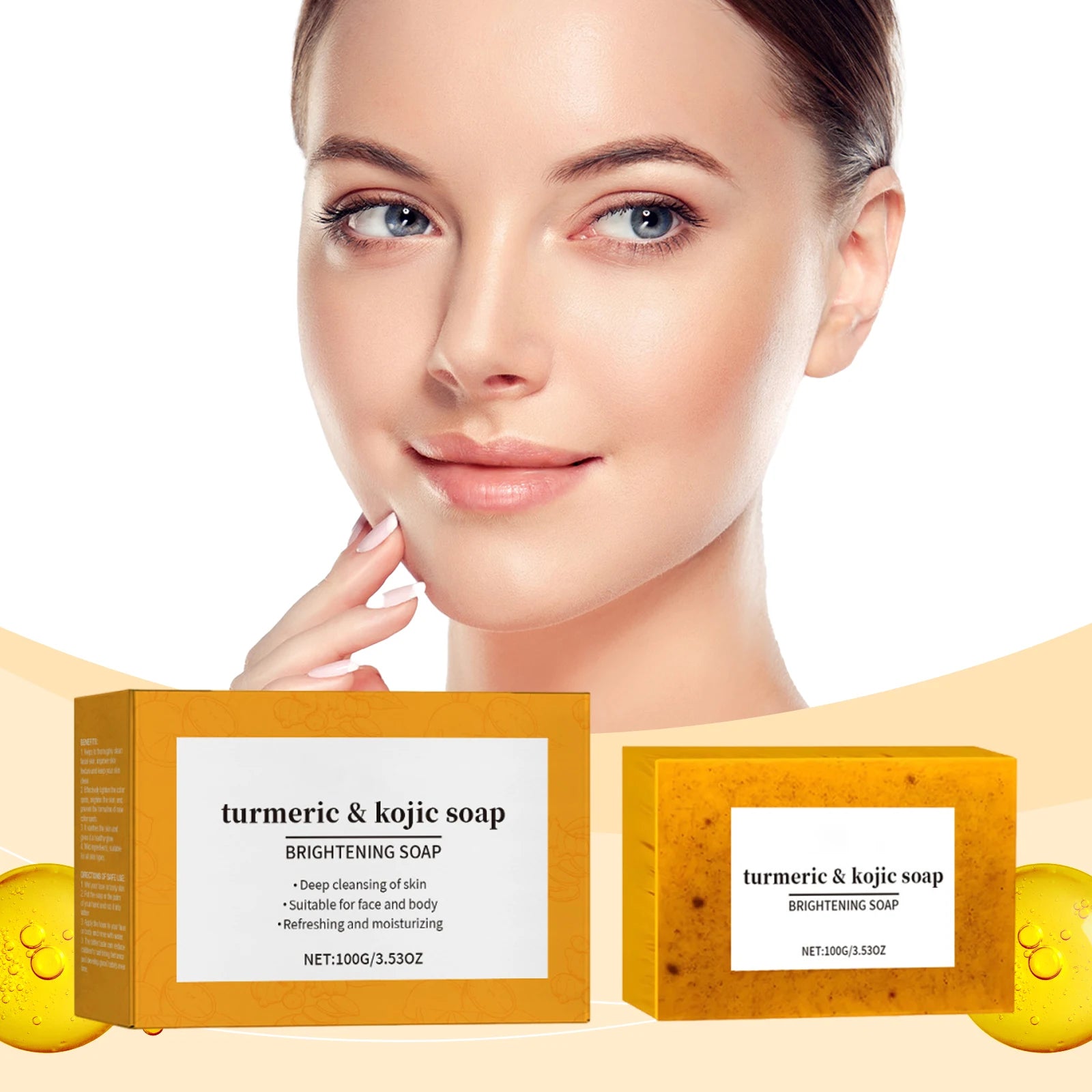 Lemon Ginger Brightening Soap – Deep Clean & Exfoliate 100g Brightening Face Soap Oasis Select