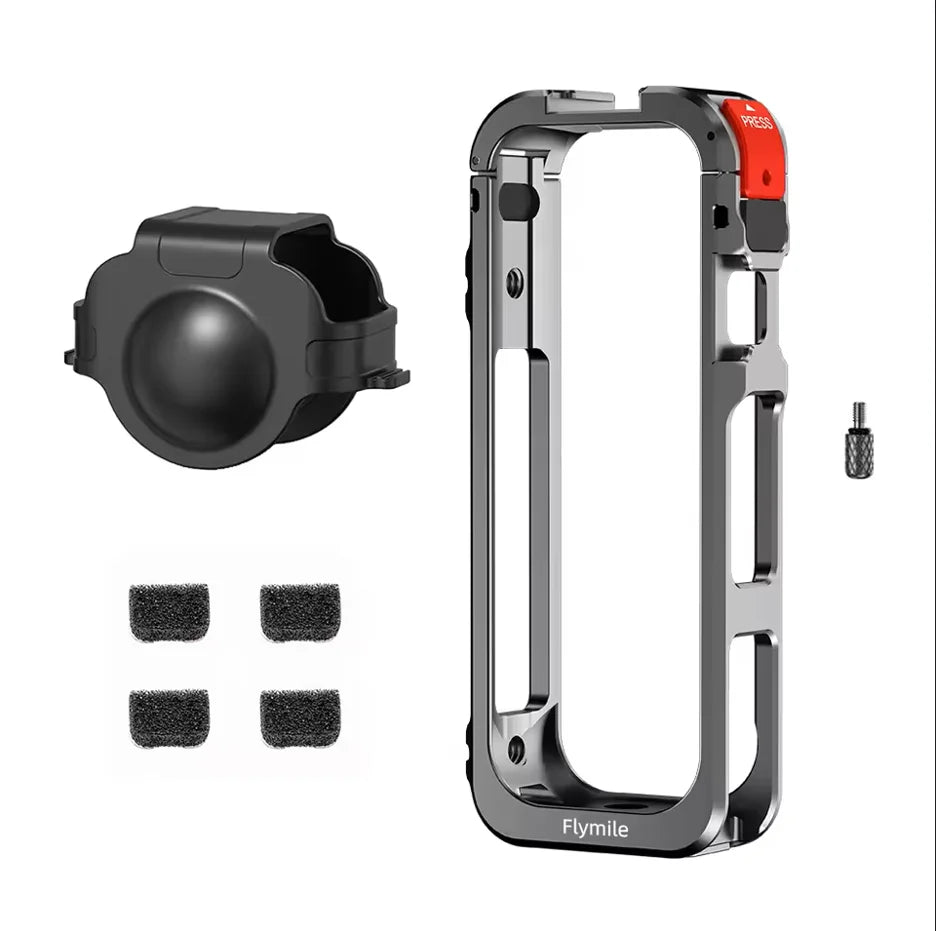 Insta360 X5 Metal Cage Kit – Aluminum Frame & Lens Guard