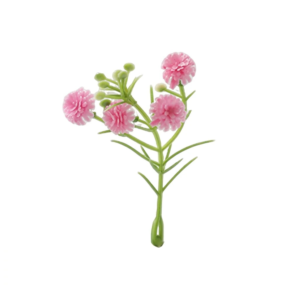Artificial Flowers Gypsophila 8CM Fake Flowers For Home Decor Wedding Decorations Ornaments Craft Garland Accessories Oasis Select Rose Red