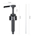 1pcs Coffee Dispenser Syrup Pump Black White Liquid Dispenser For Syrup 10Ml Juice Bottle Dispenser Pump Oasis Select Black