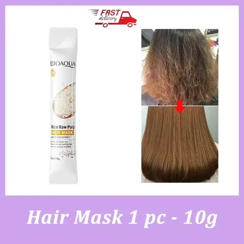 Rice Keratin Hair Mask 400g – Smooth, Soft & Frizz-Free Hair