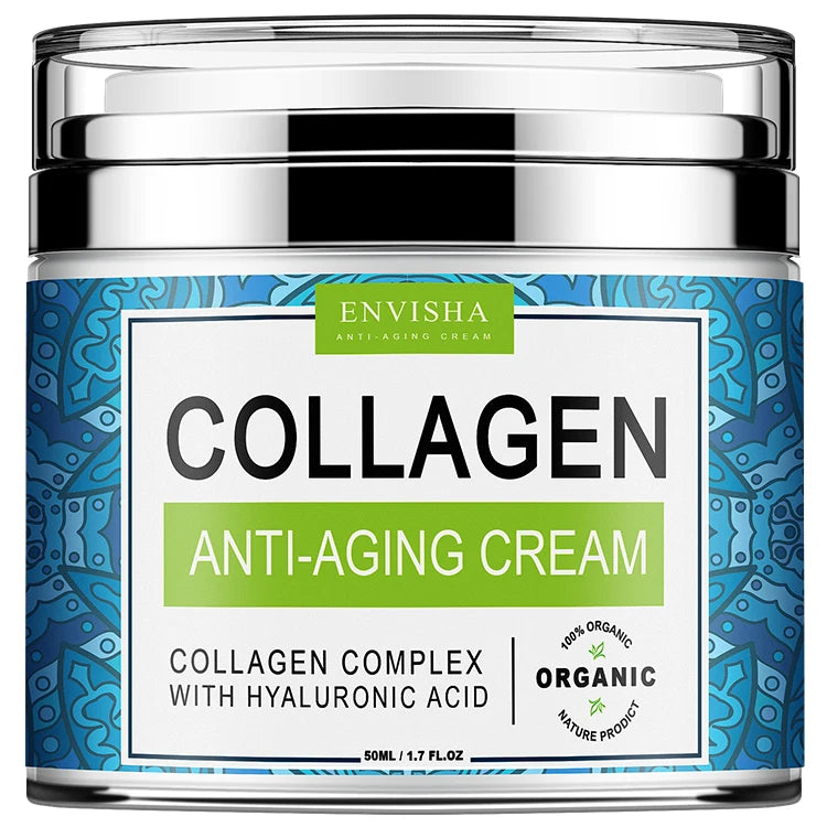 ENVISHA Face Cream – Collagen, Hyaluronic Acid & Retinol 50ml Face Moisturizer Cream Oasis Select Collagen cream