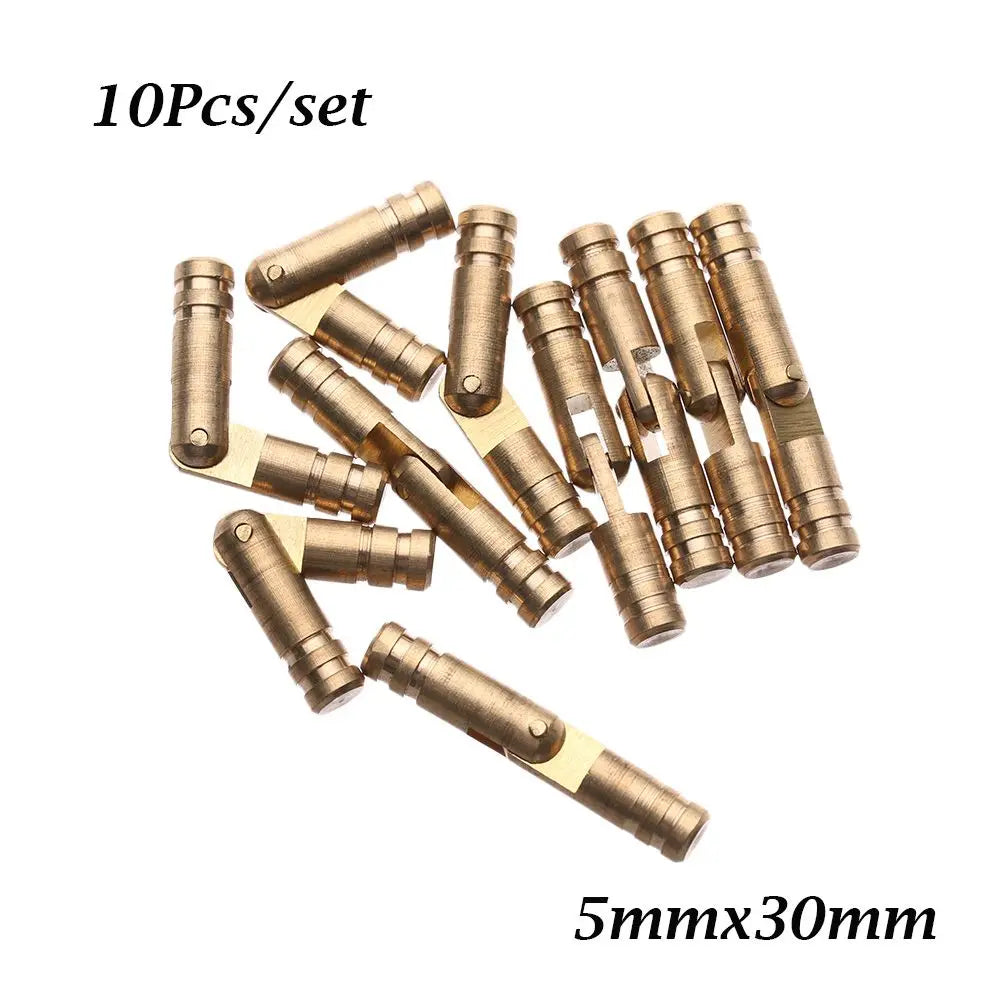 Folded Connector Soft Close Concealed Pure Copper Jewelry Box Supplies Barrel Hinge Furniture Hardware Wine Wooden Case Hinges Oasis Select 5mmx30mm