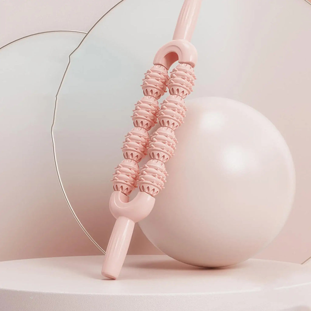 Massage Stick Deep Tissue Massage Roller Stick Non-Slip Massager for Body Neck Back Arms Cramps Tightness Daily Warm up Home Oasis Select