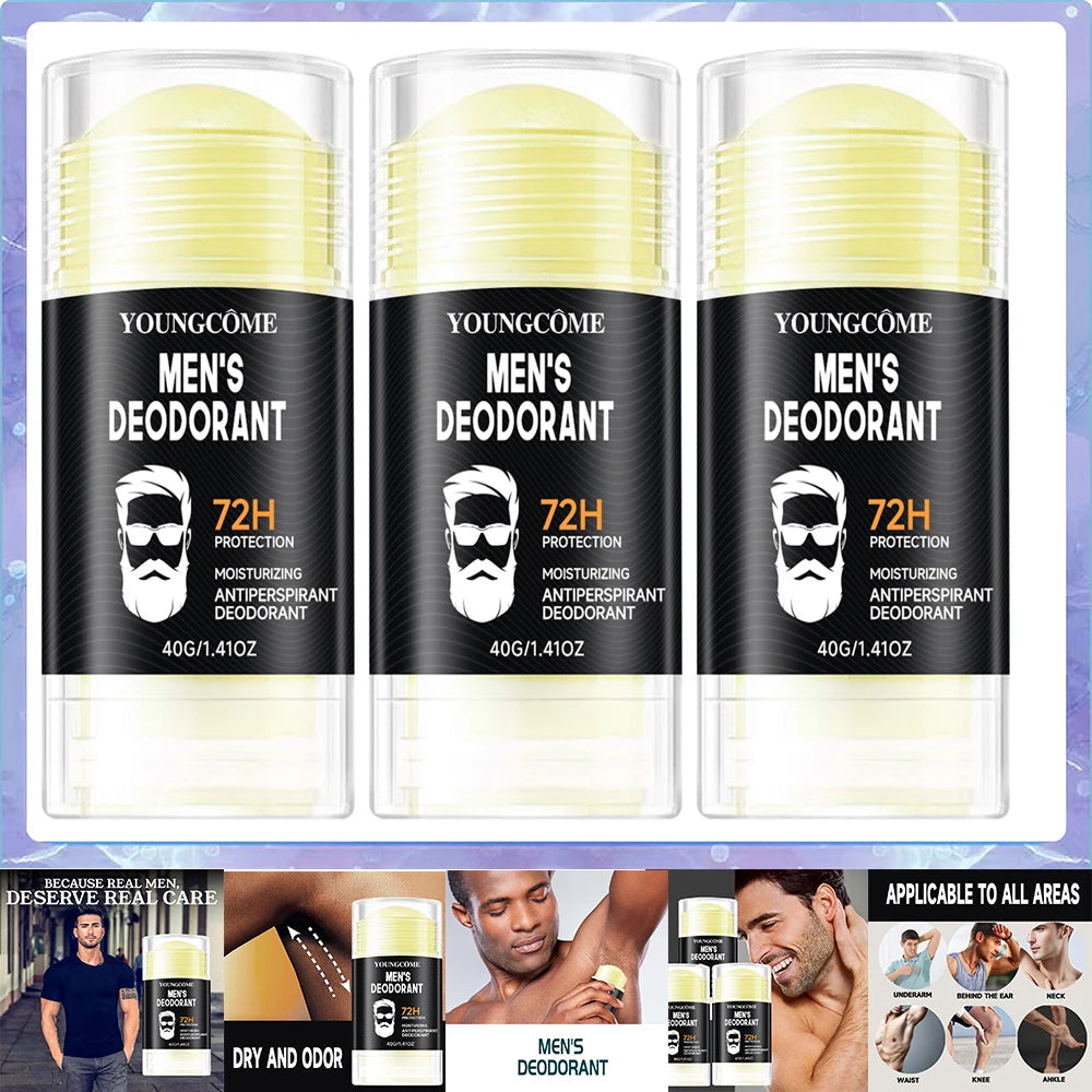 YOUNGCOME Men's 72Hr Sport Antiperspirant Deodorant Stick | 40g