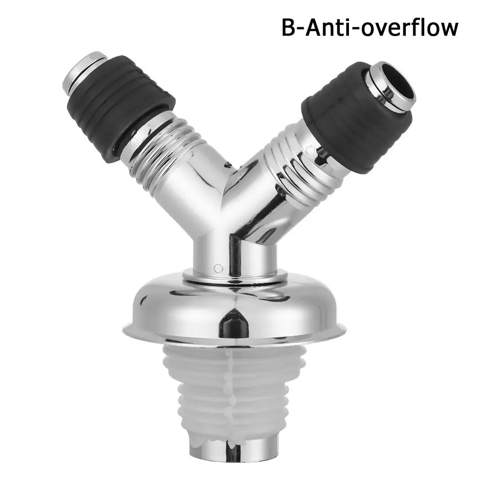 Washing Machine Floor Drain Tee Connector | Odor-Seal Cover