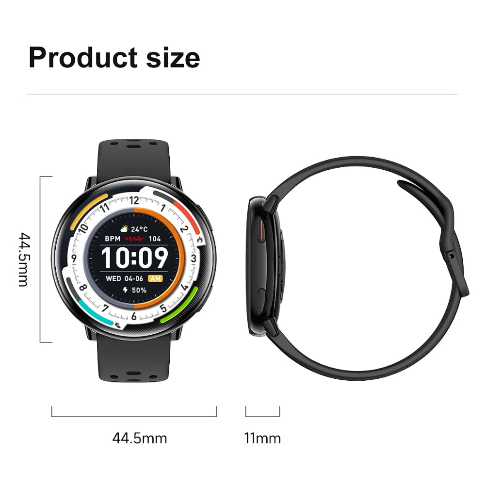 MINGCC 1.43" AMOLED Smartwatch – GPS, Fitness & Call