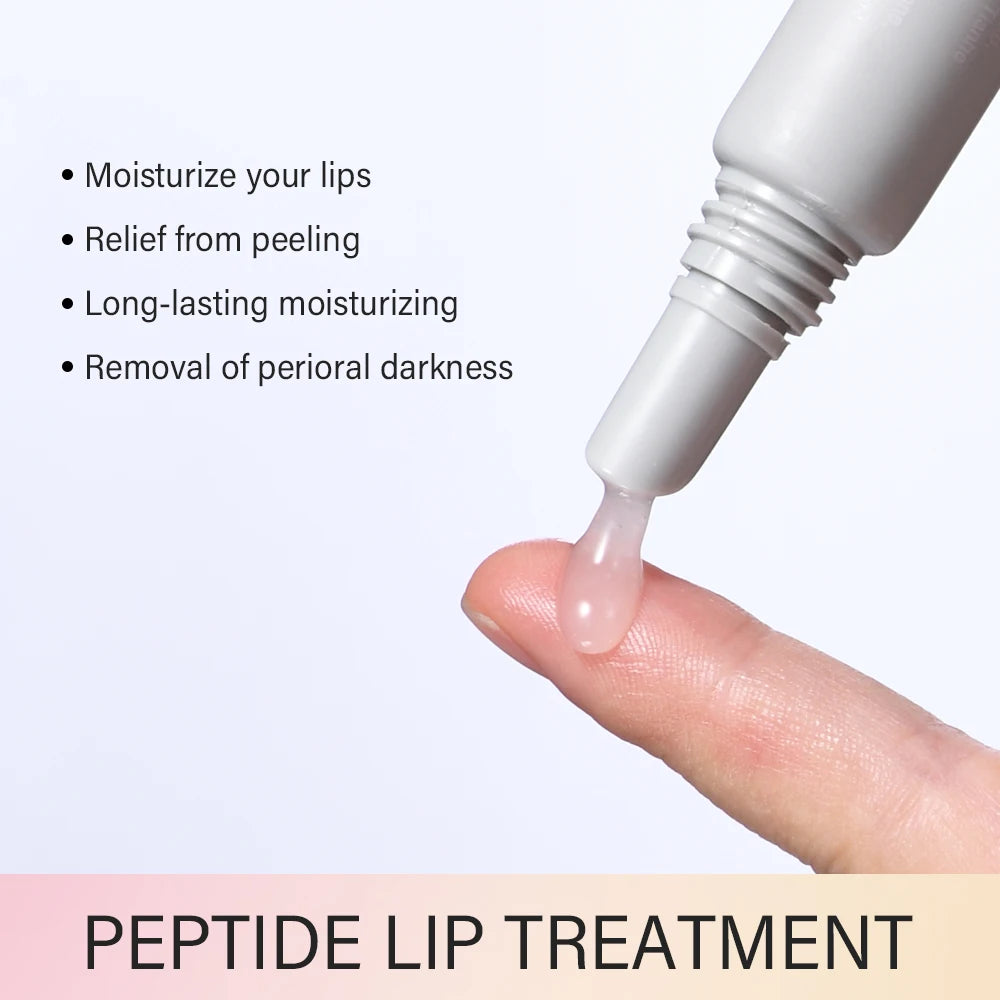 Peptide Lip Treatment Moisturizing Lip Mask Gel To Remove Dead Skin Lipstick Base Lip Cream Lip Care Mask 10ml Oasis Select