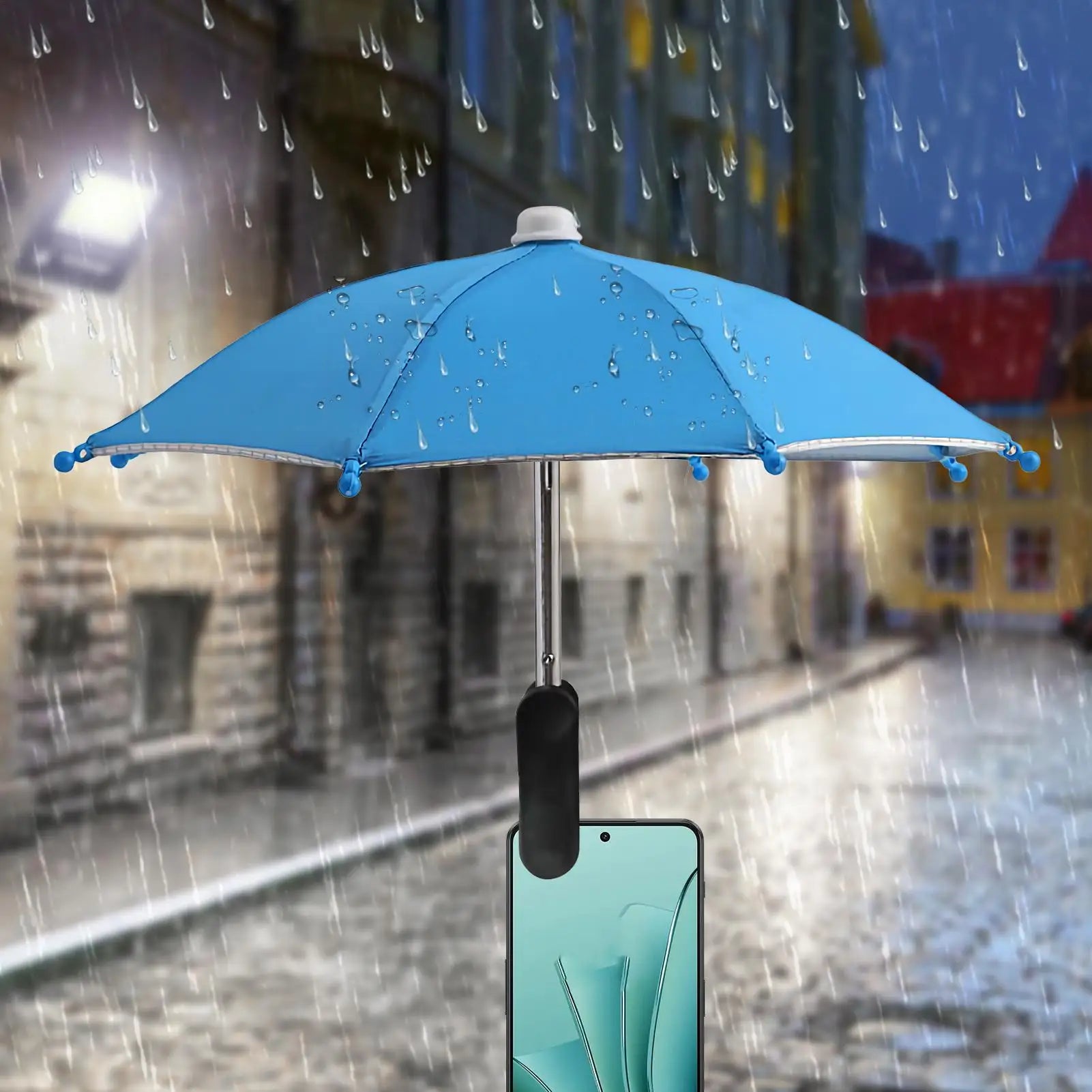 Phone Umbrella Mini Cell Phone Umbrella Holder with Clip for Sun Shade Cell Phone Umbrella Phone Clip Outdoor Anti-Glare Sunshad Oasis Select