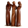 Four Sisters Heart Resin Figurine – Wood-Carved Home Décor Resin Decorative Figurine Oasis Select A One Size