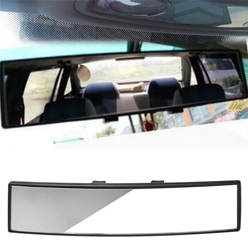 Universal 300mm Panoramic Curve Convex Interior Clip On Rear View Mirror Oasis Select Style1