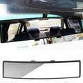 Universal 300mm Panoramic Curve Convex Interior Clip On Rear View Mirror Oasis Select Style1