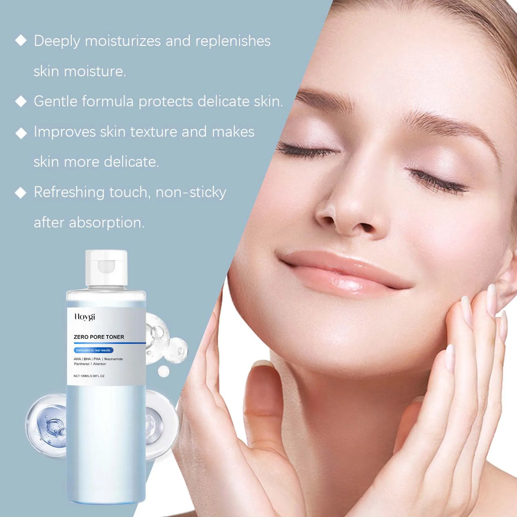 Exfoliating Hydrating Toner Moisturizing Smoothing Brighten Skin Pore Refining Improve Dry Skin Zero Pore Toner Soothing Formula Oasis Select