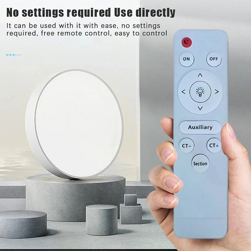 Infrared Remote Control Stepless Dimmer LED Fan Lamp Living Ceiling Room For Light Ceiling Light Floodlight Remote Control Oasis Select