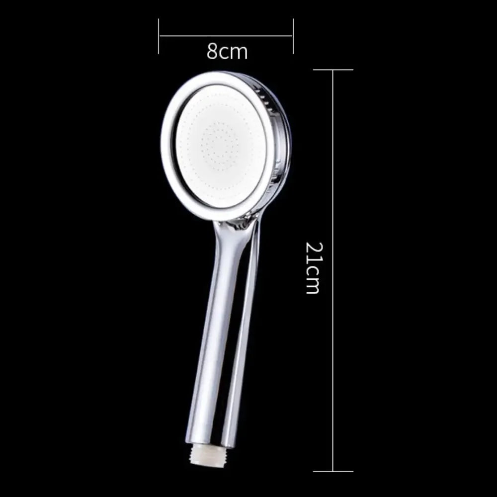 High Pressure Shower Head Handheld Ultra-thin Water Saving Spray Nozzle Wear-resistant Durable Pressurized Shower Head Home Oasis Select
