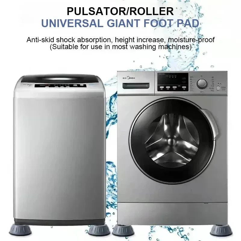 4-28Pcs Washer Foot Pad Anti Vibration Pads Washing Machine Holder Dryer Shock Support Prevent Moving Non-Slip Home Supplies Oasis Select