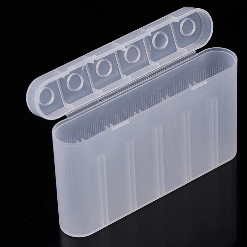 1PC DIY Accessories 6 Slot Waterproof Storage Box For 18650 Batteries Portable Holder Case Protectors Organiser Oasis Select