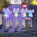 Led Solar Angel Light Outdoor Waterproof Villa Courtyard Simulation Festival Lighting Decoration Inserted Solar Lights Oasis Select Default Title