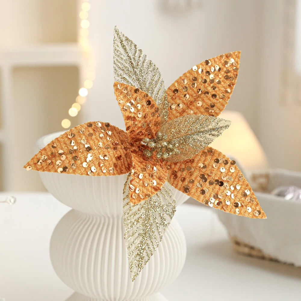 Christmas Flower Decorative Artificial Flowers Berry Bouquet Festive Navidad Accessories For Wreath Festive Events Holiday Oasis Select