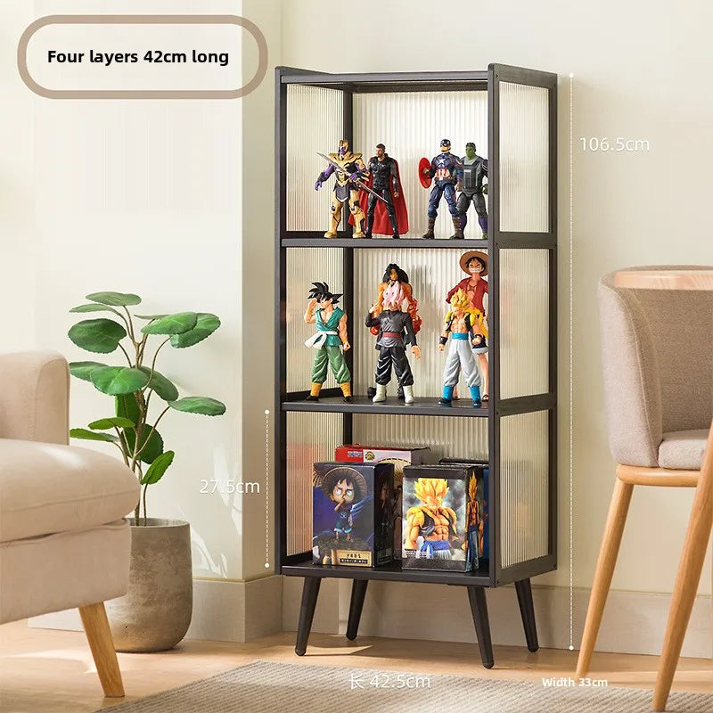 Figure Display Cabinet Acrylic Lego Model Toy Display Cabinet Display Stand Cosmetics Non-Glass Household Bookshelf Oasis Select Fourth floor