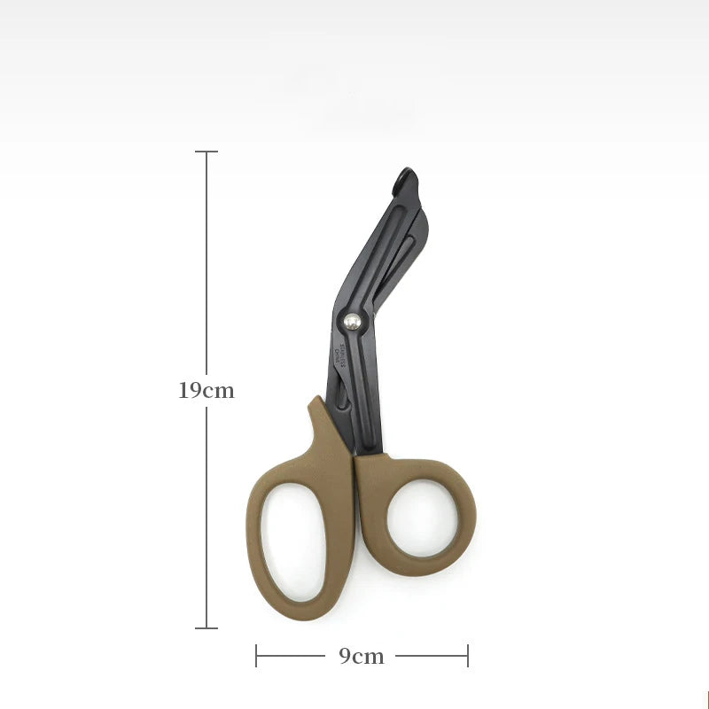 Tactical EMT Paramedic Survival Rescue Scissors - Trauma Emergency First Aid Shears for Wound Treatment with Gauze Outdoor Oasis Select