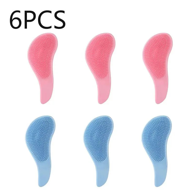 3/6Pcs Comb Anti-static Massage Hair Brush Tangle Detangle Air Cushion Hair Brush Comb Salon Barber Hair Styling Tools Oasis Select 6PCS MIX 4