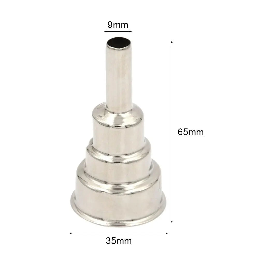 35mm to 9mm*65mm Handheld Air Gun Nozzle Metal Nozzle Universal Hot Airgun Torch Replacement Accessories Oasis Select